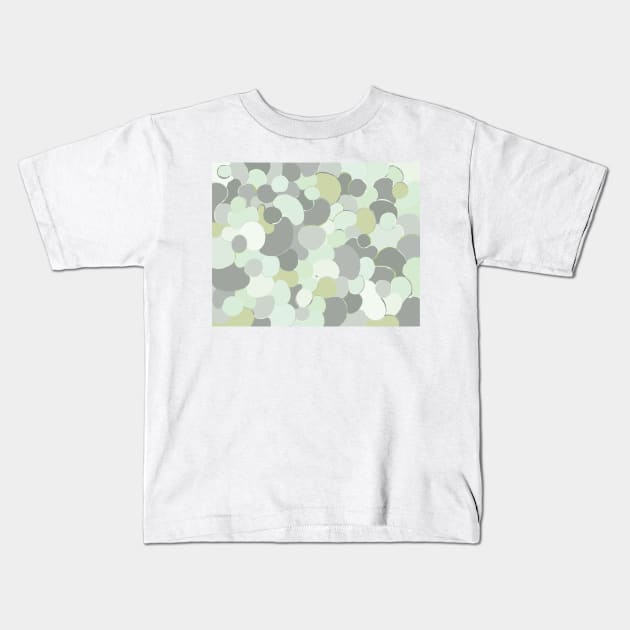 Camouflaged militar dots Kids T-Shirt by Nathalodi